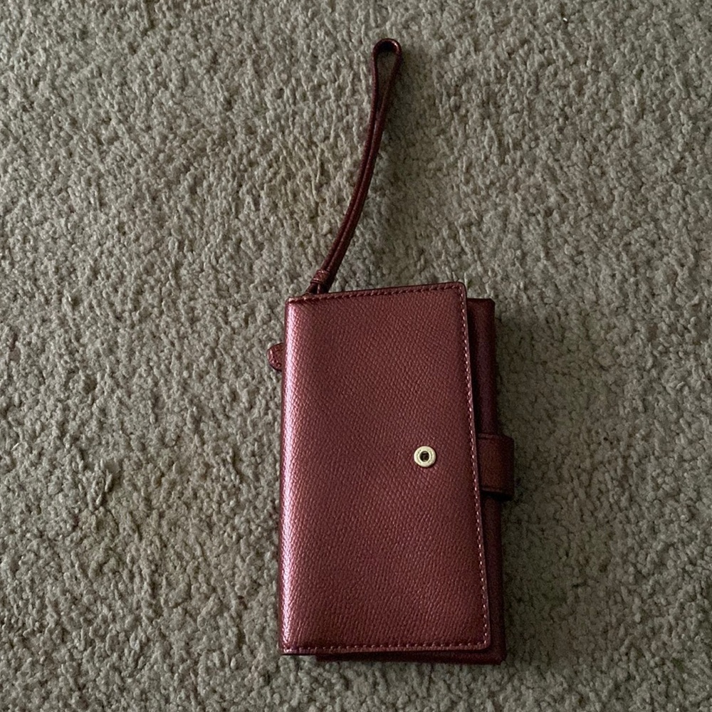 Coach tote with matching wallet and wristlet